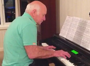 Brian at his piano in February 2014
